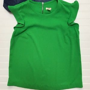 💖 3 for $30 💖 J.Crew Green Blouse